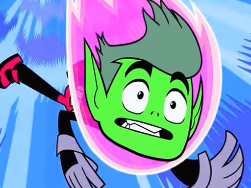 Beast Boy Teen Titans Adventure World 2D - browser game screenshot