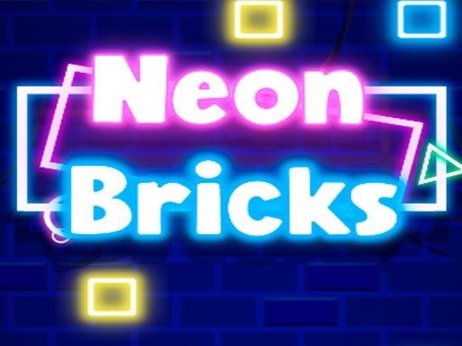 Neon Bricks HD - browser game screenshot