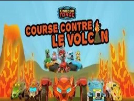 Course contre le volcan - browser game screenshot