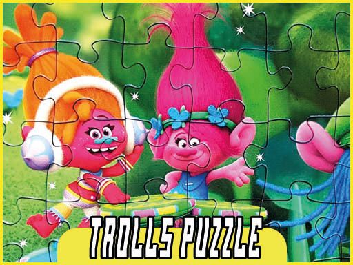 Trolls Puzzle Jigsaw - browser game screenshot