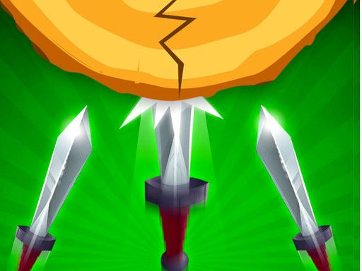 Sircus Knife Hit - browser game screenshot