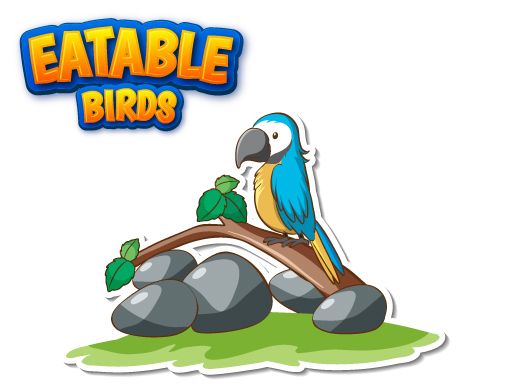 Eatable Birds - browser game screenshot