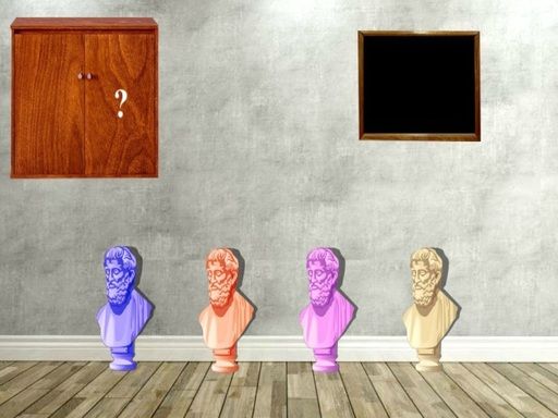 Statue House Escape - browser game screenshot