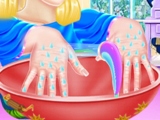 Princess Ella Hand Care - browser game screenshot