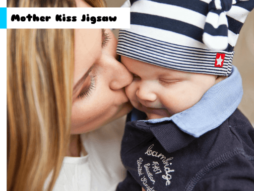 Mother Kiss Jigsaw Mother Kiss Jigsaw - browser game screenshot