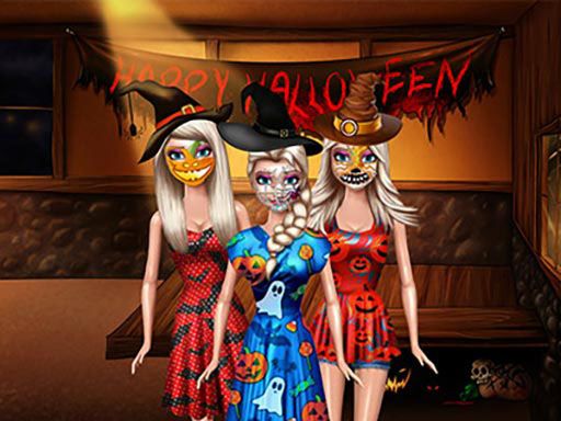 SPOOKY HALLOWEEN DOLLS - browser game screenshot