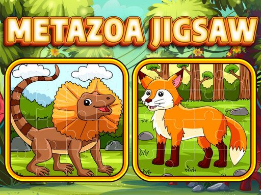 Metazoa Jigsaw - browser game screenshot