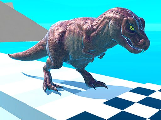 Dino Rex Run - browser game screenshot