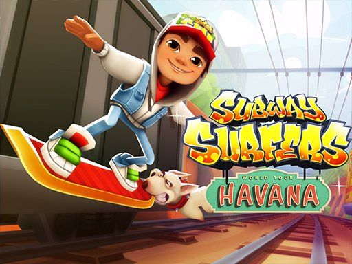 Subway Surfer 3d - browser game screenshot