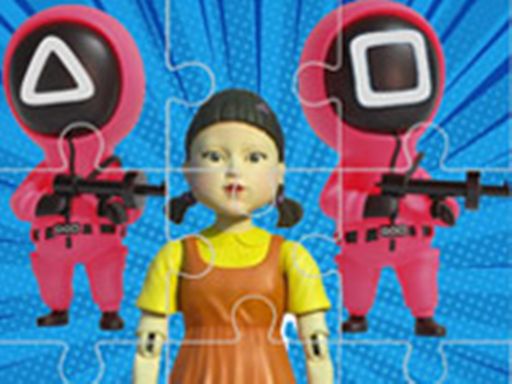 123 Squid Game Challenge Jigsaw - browser game screenshot