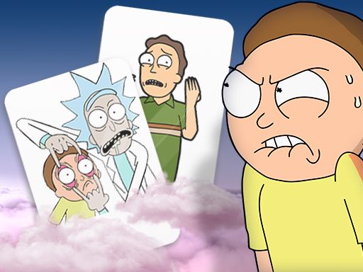 Rick and Morty Card Match - browser game screenshot