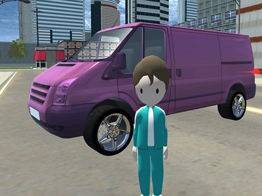 Squid Gamer City Driving Gang - browser game screenshot