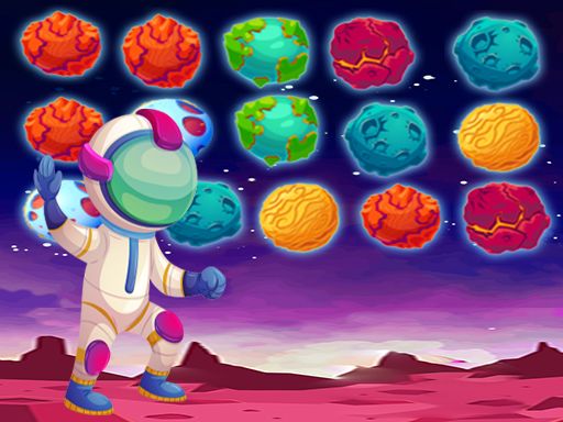 Planet Bubble Shooter - browser game screenshot