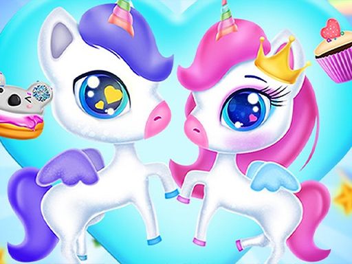 Unicorns Birthday Surprise - browser game screenshot