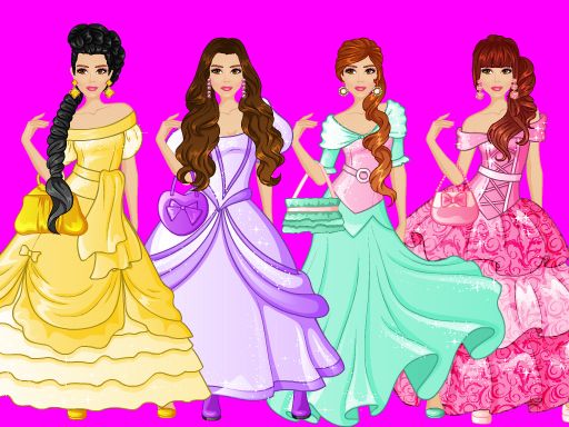 Princess Dress Design - browser game screenshot