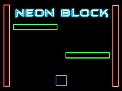 Neon Block - browser game screenshot