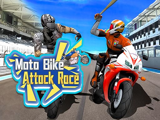 Moto Bike Attack Race - browser game screenshot