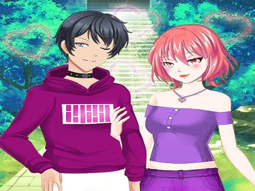 Dress UP Anime Couples  - browser game screenshot
