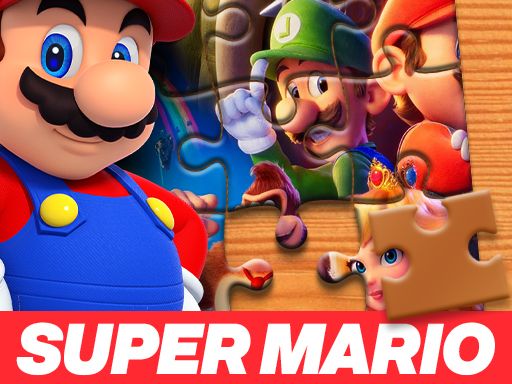 The Super Mario Bros Jigsaw Puzzle - browser game screenshot