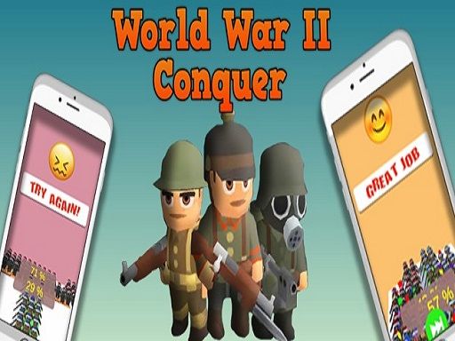 World War II Conquer Army Puzzle - browser game screenshot