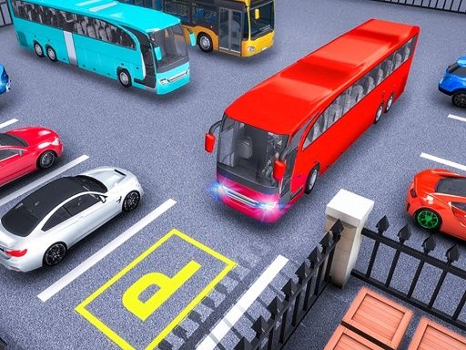 Real Bus Parking Oick and Drop - browser game screenshot