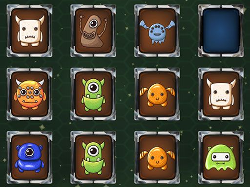 Aliens Memory - Memory Game - browser game screenshot