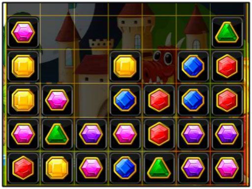 Royal Gems Deluxe - browser game screenshot