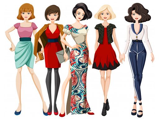 Top Model Girls Puzzle - browser game screenshot
