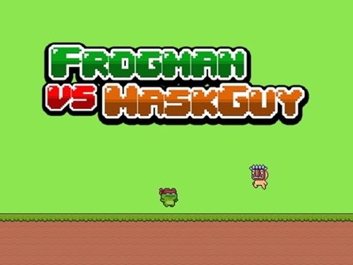 Frogman vs Maskguy - browser game screenshot