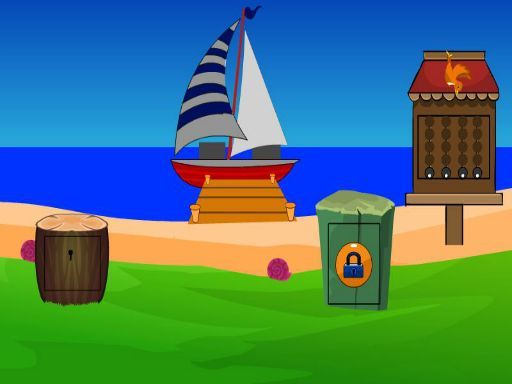 Shore Land Escape - browser game screenshot