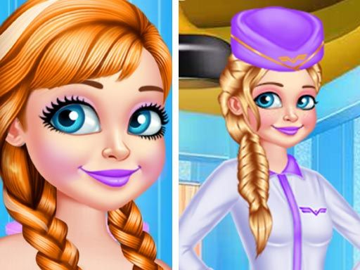 PRINCESS STEWARDESS - browser game screenshot