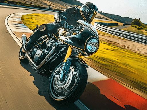 Urban Motorbikes Puzzle - browser game screenshot