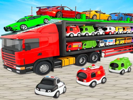 Crazy Car Transport Truck Game Car Transport Trans - browser game screenshot