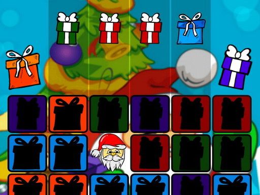 Christmas Gifts Falling - browser game screenshot