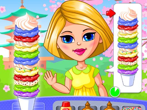 My Ice Cream Shop - browser game screenshot