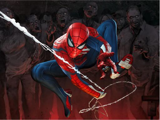 Spiderman Vs Zombie - browser game screenshot