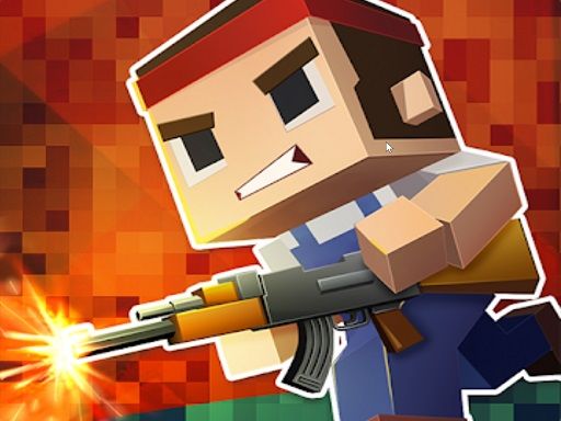 Blocky Shooting Swat Multiplayer - browser game screenshot