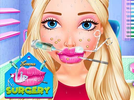 Emma Lip Surgery - browser game screenshot