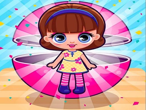 Cute Doll: Open Egg - browser game screenshot
