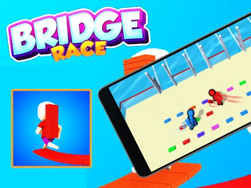 Bridge Race Run 3D - browser game screenshot