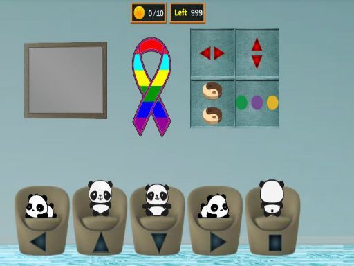 Panda Caretaker Escape - browser game screenshot