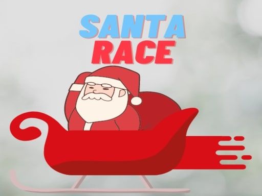 Santa Race - browser game screenshot