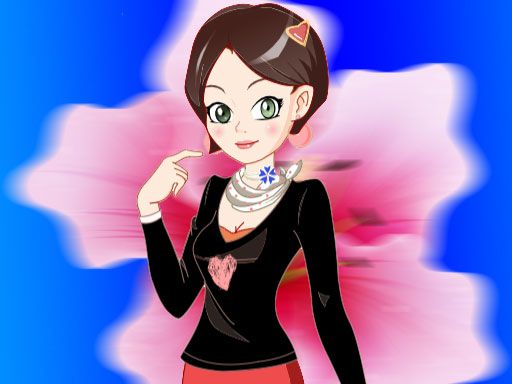 Flower Shop Girl Dress up - browser game screenshot