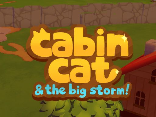 Cabin Cat Storm Survivor - browser game screenshot