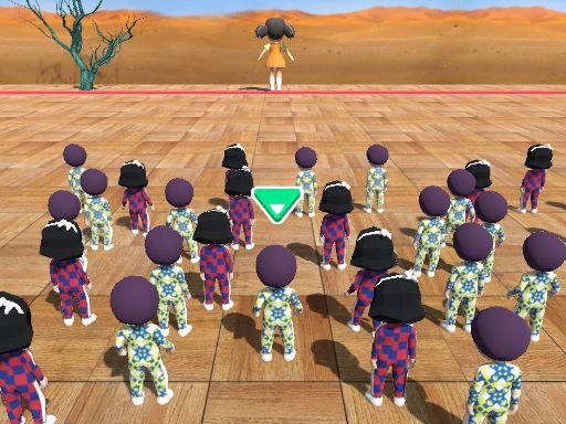 Squid Game Real Vs Barca - browser game screenshot
