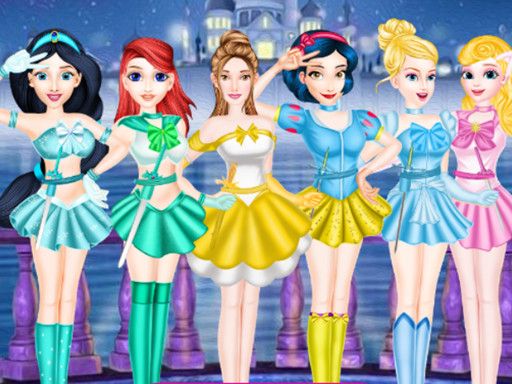 Girls Cosplay Sailor Challenge - browser game screenshot