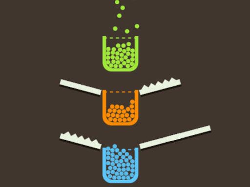 Filled Glass 4 Colors - browser game screenshot