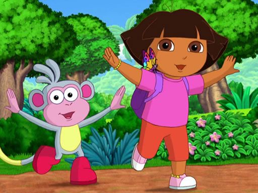 Dora The Explorer Coloring Dora The Explorer Coloring - browser game screenshot
