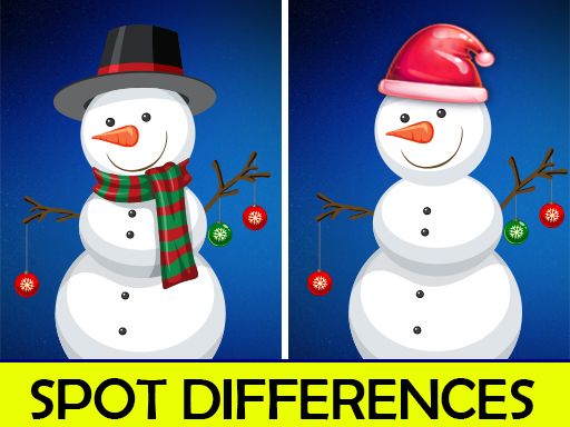 Christmas Spot differences - browser game screenshot