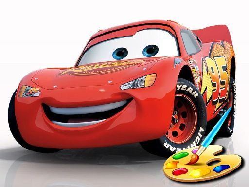 Disney Cars Coloring Book - browser game screenshot